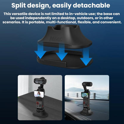 For Insta360 Luna Ultra BRDRC Desktop Detachable Adhesive Mounting Base