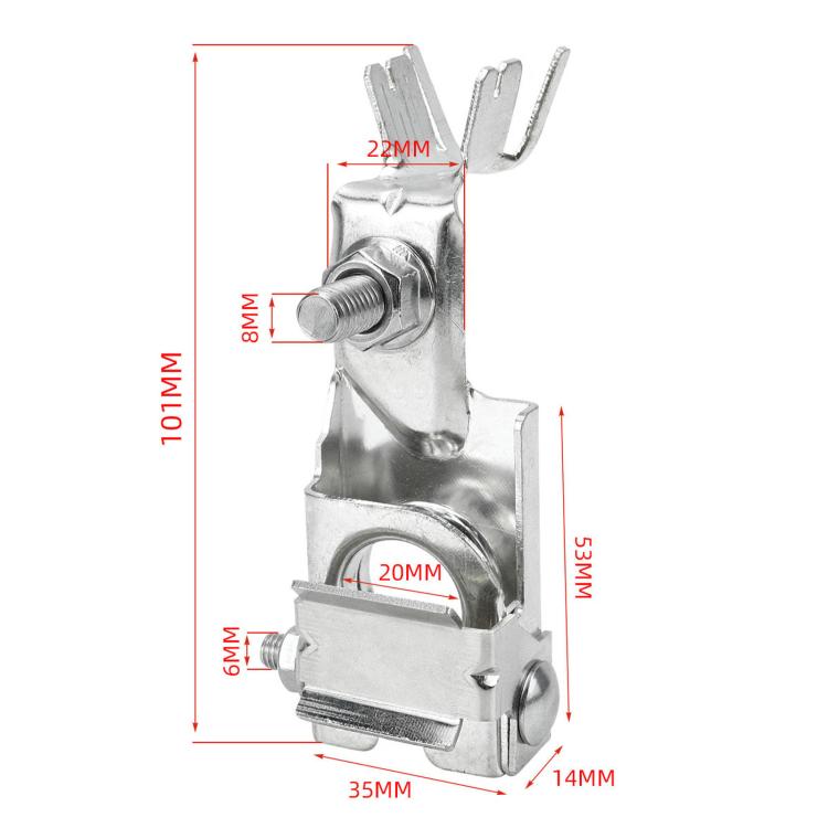 68288778AA Positive Battery Terminal For Dodge RAM 1500 / 2500 / 3501, Only Terminal, With Bipolar Fuse 120/180A