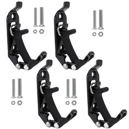 Zinc Alloy Fire-fighting Equipment Fixing Roof Rack Multi-functional Clamp, Red 2pcs /Set, Red 4pcs /Set, Red 6pcs /Set, Orange 2pcs /Set, Orange 4pcs /Set, Orange 6pcs /Set, Black 2pcs /Set, Black 4pcs /Set, Black 6pcs /Set