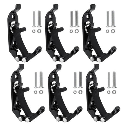 Zinc Alloy Fire-fighting Equipment Fixing Roof Rack Multi-functional Clamp, Red 2pcs /Set, Red 4pcs /Set, Red 6pcs /Set, Orange 2pcs /Set, Orange 4pcs /Set, Orange 6pcs /Set, Black 2pcs /Set, Black 4pcs /Set, Black 6pcs /Set