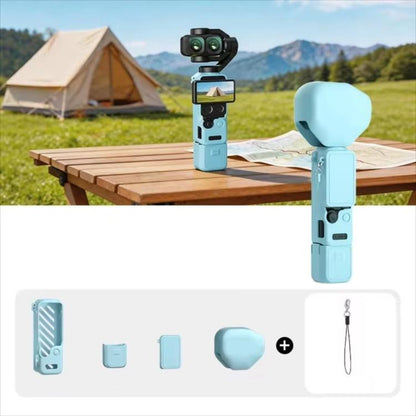 For DJI Osmo Pocket 4P CYNOVA Silicone Protective Case Screen Body Protective Cover