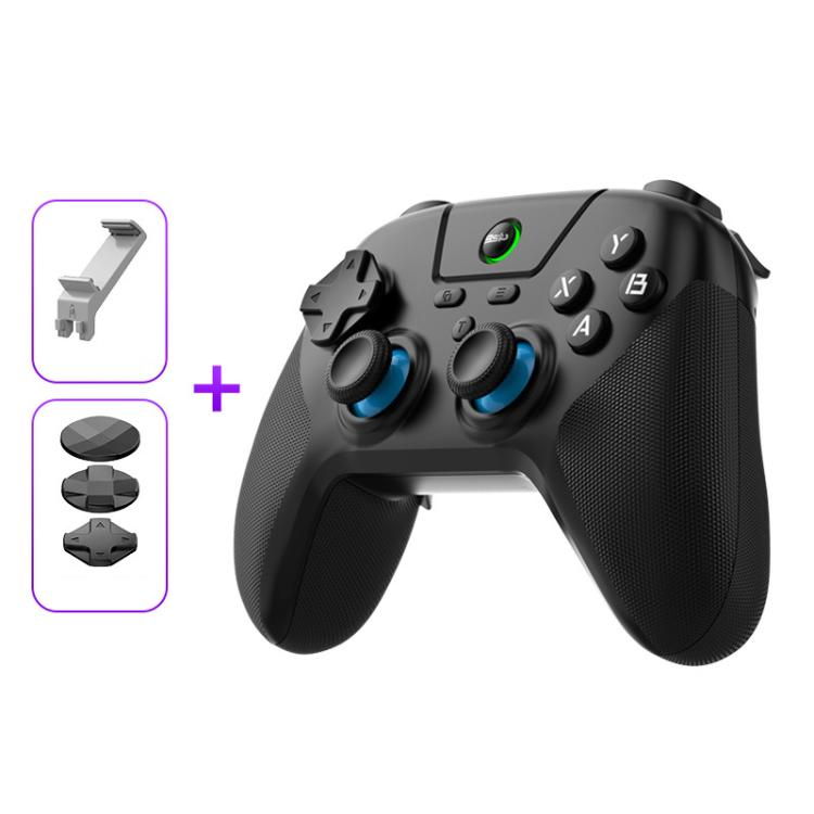 BSP G3 Tri-Mode Game Controller With Carbon Joysticks Macro Keys For PC / Switch / PS4 / iOS & Android, With Stand White, With Stand Black, With Stand Pink, With Stand Purple, With Receiver White, With Receiver Black, With Receiver Pink