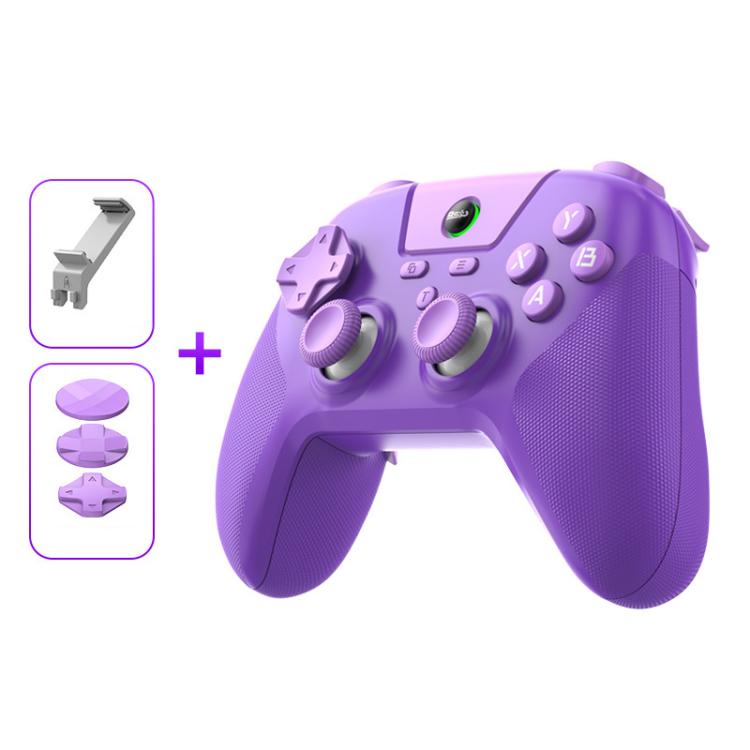 BSP G3 Tri-Mode Game Controller With Carbon Joysticks Macro Keys For PC / Switch / PS4 / iOS & Android, With Stand White, With Stand Black, With Stand Pink, With Stand Purple, With Receiver White, With Receiver Black, With Receiver Pink