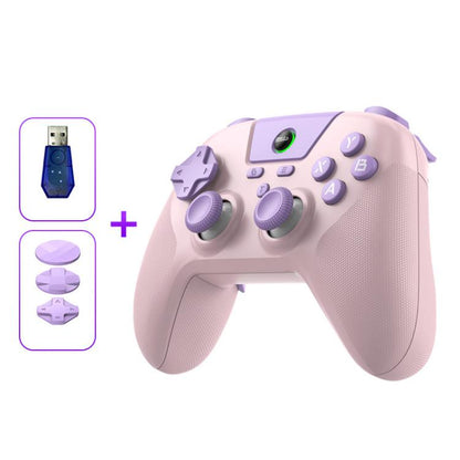 BSP G3 Tri-Mode Game Controller With Carbon Joysticks Macro Keys For PC / Switch / PS4 / iOS & Android, With Stand White, With Stand Black, With Stand Pink, With Stand Purple, With Receiver White, With Receiver Black, With Receiver Pink