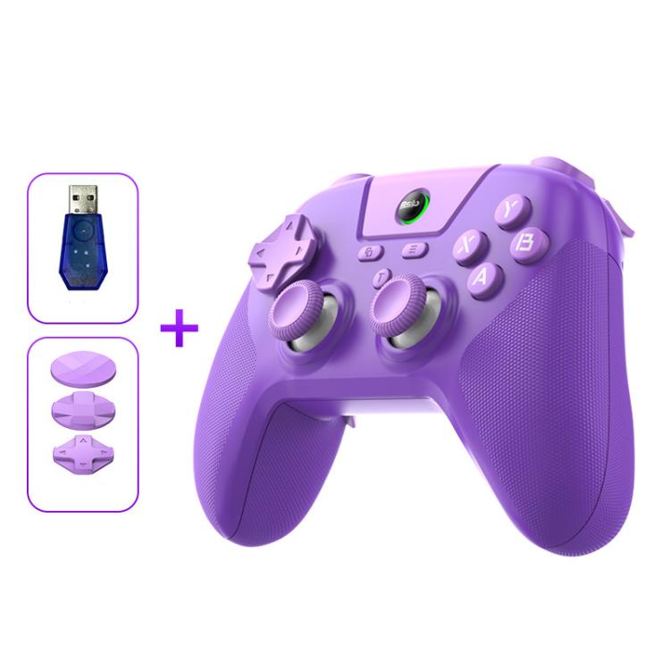 BSP G3 Tri-Mode Game Controller With Carbon Joysticks Macro Keys For PC / Switch / PS4 / iOS & Android, With Stand White, With Stand Black, With Stand Pink, With Stand Purple, With Receiver White, With Receiver Black, With Receiver Pink