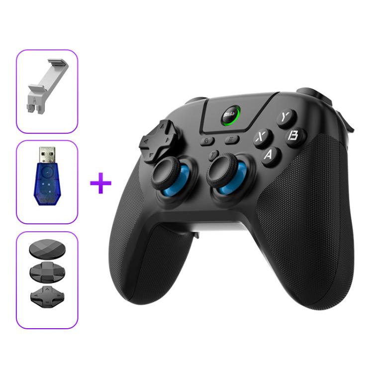 BSP G3 Tri-Mode Game Controller With Carbon Joysticks Macro Keys For PC / Switch / PS4 / iOS & Android, With Stand White, With Stand Black, With Stand Pink, With Stand Purple, With Receiver White, With Receiver Black, With Receiver Pink