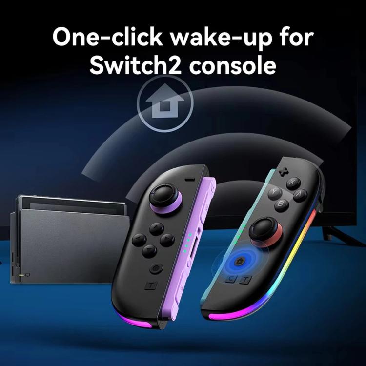 JOY-06 Magnetic Wireless Controllers For Switch 2 With Carbon Film Joysticks, 9-Axis Gyro, One-Key Wake-Up