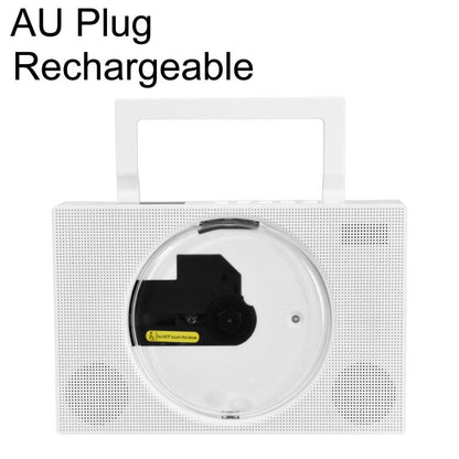 Kecag KC-606 Portable CD Player Home Bluetooth Music Player, White Plug-in, Black Plug-in, White Rechargeable, Black Rechargeable