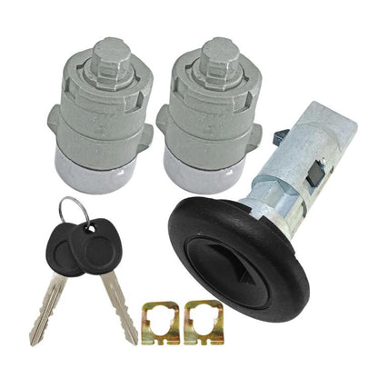 For Chevrolet / Cadillac Ignition Lock Cylinder & Left-Right Door Lock 707835 706592 598007, 707835 / 706592 / 598007