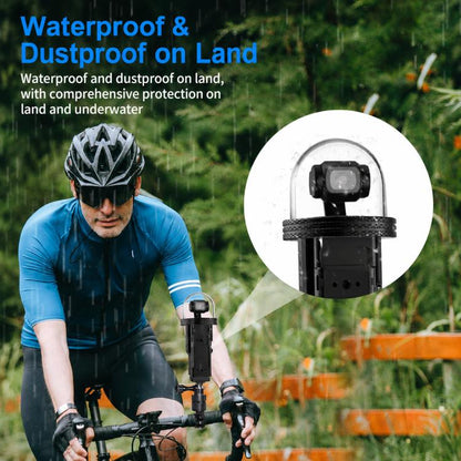 For DJI Osmo Pocket 3 Aluminium Waterproof Housing Case 80M Deep Diving Shell, Standard, Universal Dual-Card, Magnetic Quick-Release Dual-Card, 1 inch Ball Head