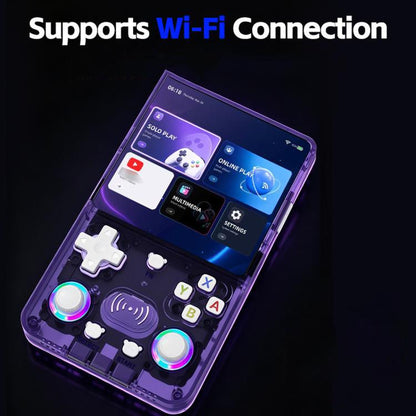 X36 Ultra 4.2-inch IPS Screen Retro Handheld Game Console Android 10.0 Gaming Device with WiFi, RGB Joysticks, 64G Transparent Black, 128G Transparent Black, 64G Transparent White, 128G Transparent White, 64G Transparent Purple, 128G Transparent Purple...