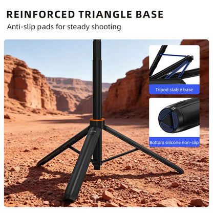 For DJI Osmo Pocket 4P / 3 Flymile 1.6m One-Click Pop-Out Tripod Extension Pole