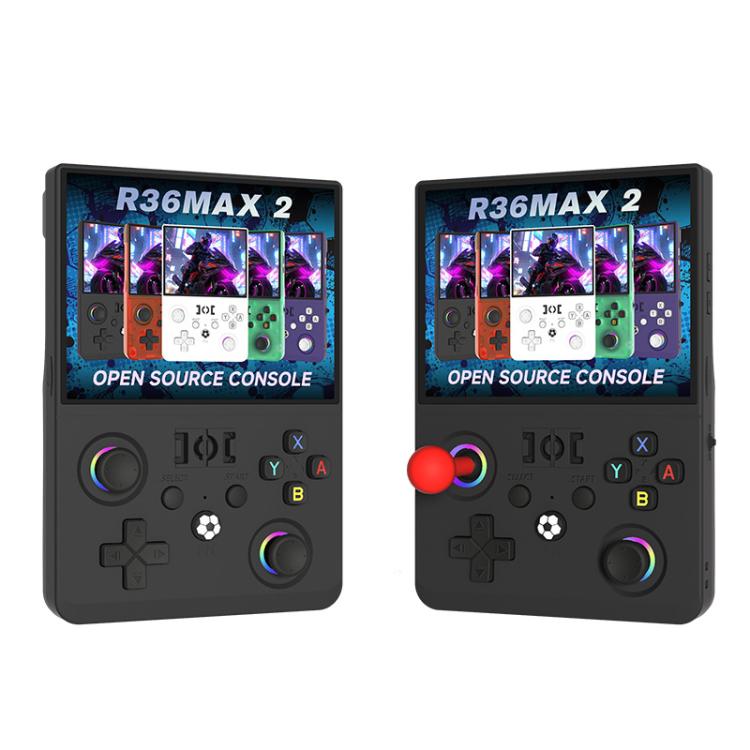 R36 MAX2 Retro Handheld Game Console 4.5inch Screen Linux Open Source, 2.4G WiFi Multiplayer, 64G, 128G