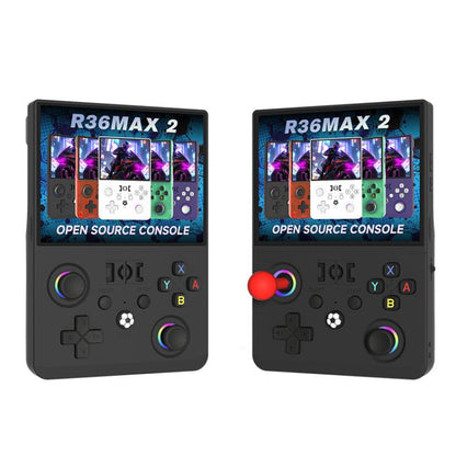 R36 MAX2 Retro Handheld Game Console 4.5inch Screen Linux Open Source, 2.4G WiFi Multiplayer, 64G, 128G