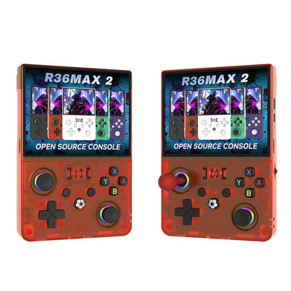 R36 MAX2 Retro Handheld Game Console 4.5inch Screen Linux Open Source, 2.4G WiFi Multiplayer, 64G, 128G