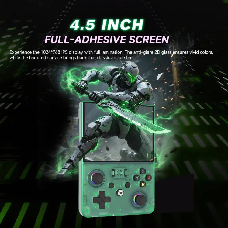 R36 MAX2 Retro Handheld Game Console 4.5inch Screen Linux Open Source, 2.4G WiFi Multiplayer, 64G, 128G