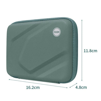 BUBM Hard EVA Shell Portable Hard Drive Case Shockproof Cable Organizer Electronics Accessories Bag