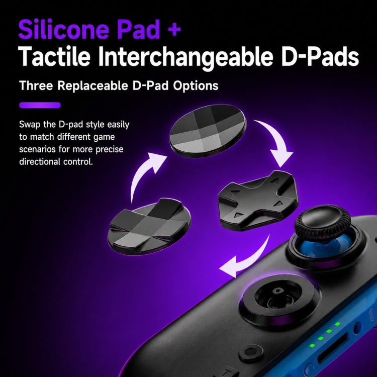 For Nintendo Switch 2 Left + Right Magnetic Controllers 9-Axis RGB Motion-Sensing Hall-Effect Joystick With Bluetooth 5.4 Wake-Up and Burst Fire Functionality