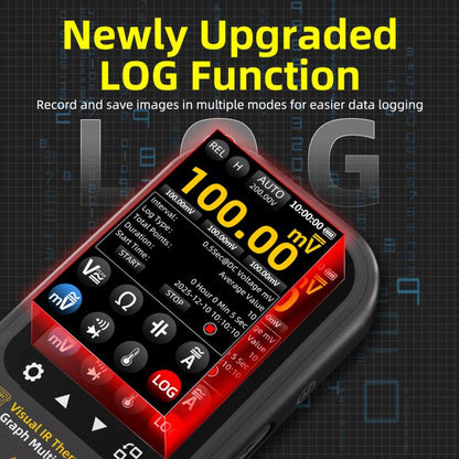 BSIDE SH6 Thermal Imaging Multimeter 2 In 1 Touchscreen High-Precision Infrared Thermal Imager Temperature Meter Electrical Tester, Standard, SH6