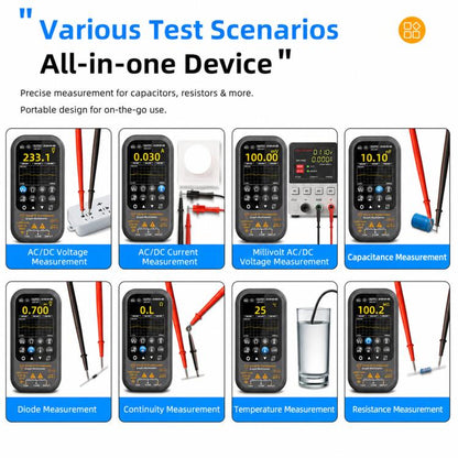 BSIDE SH8 Thermal Imaging Multimeter 2 In 1 Touchscreen HD Infrared Thermometer, SH8