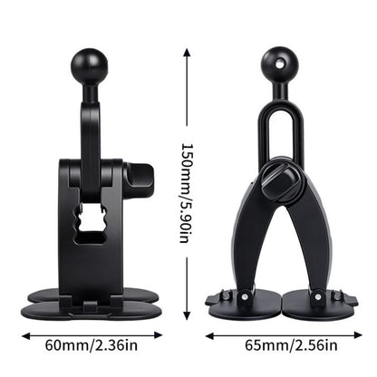Car Center Console Navigation Fixed Adhesive Base Bracket, Clip Type