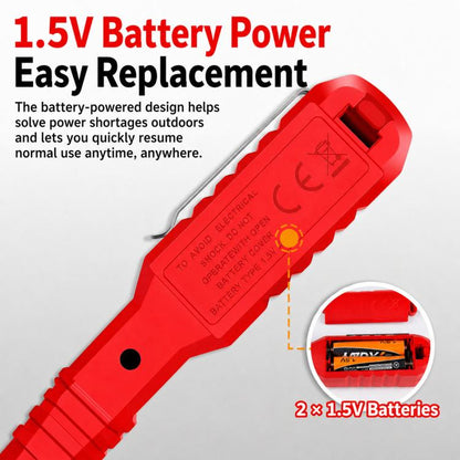 Induction Acoustic-Optic Alarm Voltage Tester Pen Digital Display Voltage Detector For Household Use, CZDANG F8