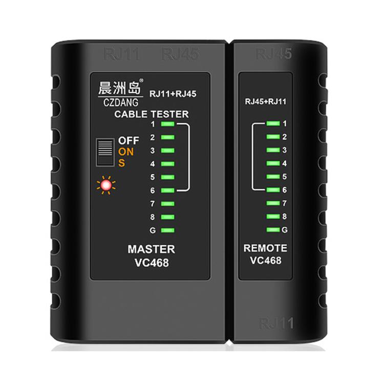 CZDANG VC468 Multifunctional Network Cable Tester Broadband Signal Continuity Testing Tool, VC468