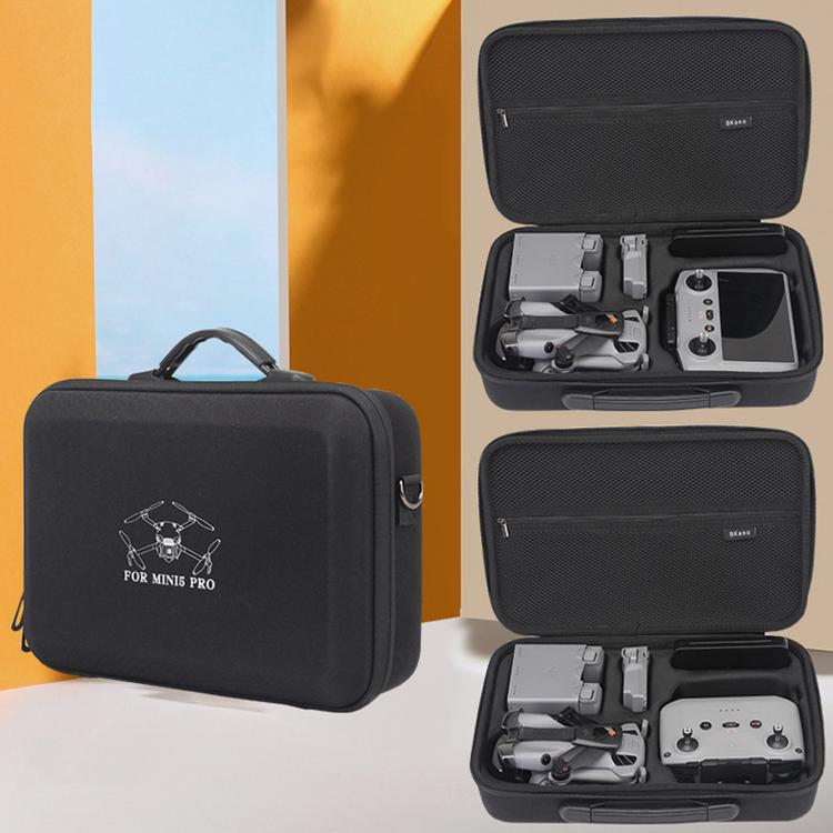 For DJI Mini 5 Pro Fly More Combo BKano Hard Shell Carrying Case Handbag With Shoulder Strap Compatible with RC 2/RC-N3