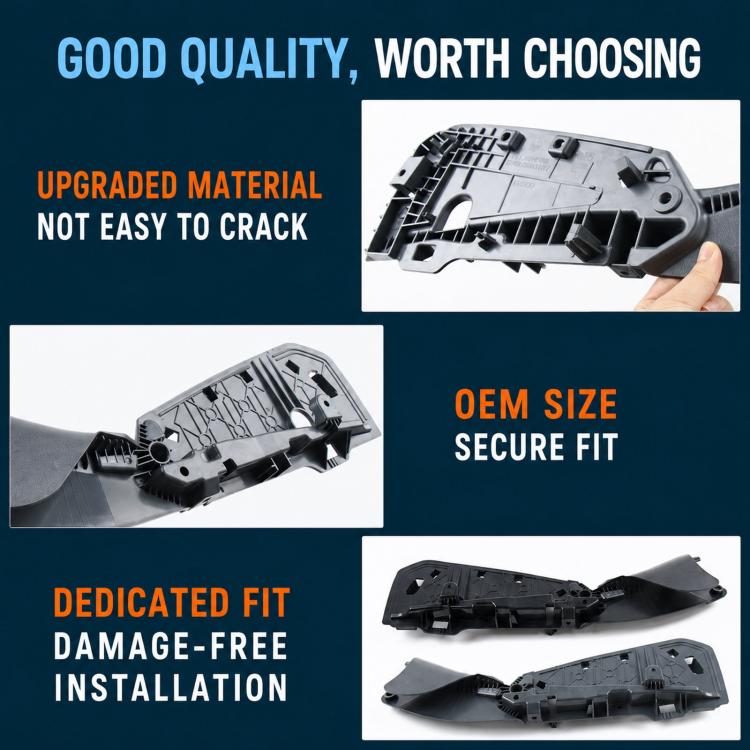 For BMW 5 Series G68 Left-hand Drive Seat Side Bracket Cover 52105B360D1 / 52105B360D2, Original Model L Black, Original Model R Black, Original Model L Gray, Original Model R Gray, Improved Model L Black, Improved Model R Black, Improved Model L Gray