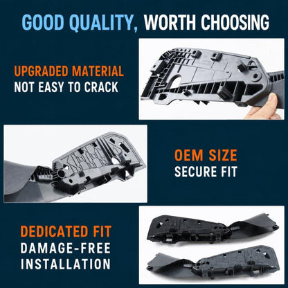 For BMW 5 Series G68 Left-hand Drive Seat Side Bracket Cover 52105B360D1 / 52105B360D2, Original Model L Black, Original Model R Black, Original Model L Gray, Original Model R Gray, Improved Model L Black, Improved Model R Black, Improved Model L Gray