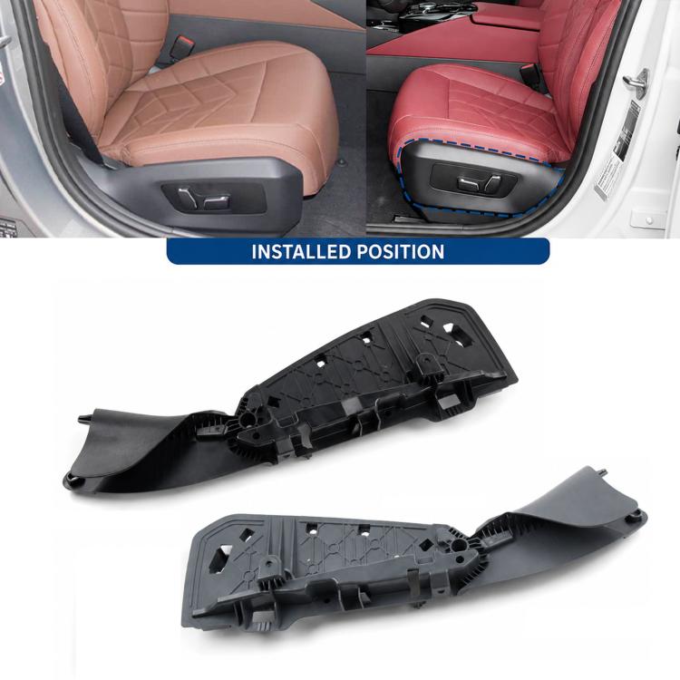 For BMW 5 Series G68 Left-hand Drive Seat Side Bracket Cover 52105B360D1 / 52105B360D2, Original Model L Black, Original Model R Black, Original Model L Gray, Original Model R Gray, Improved Model L Black, Improved Model R Black, Improved Model L Gray