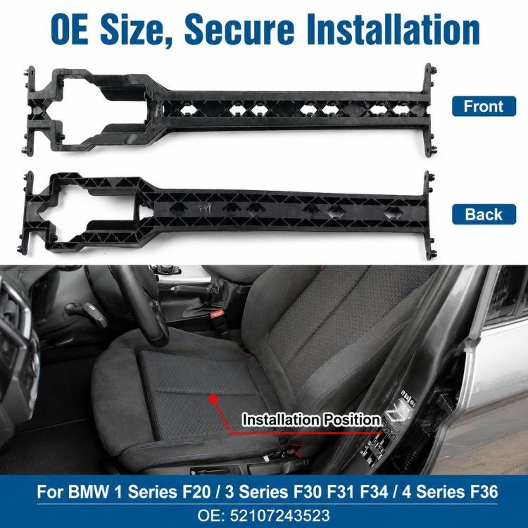 For BMW F20 / F36 / F34 / F30 Seat Motor Adjustment Rail 52107243523