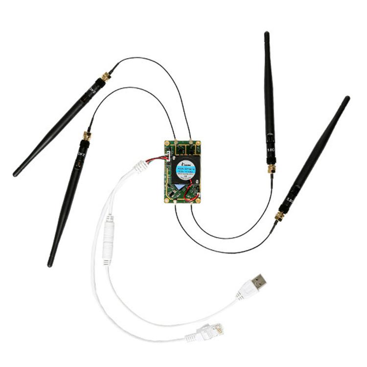 Dual Band WiFi Module Industrial Serial To Ethernet Bridge Router, VM5G-FAN