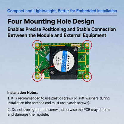 Dual Band WiFi Module Industrial Serial To Ethernet Bridge Router, VM5G-FAN