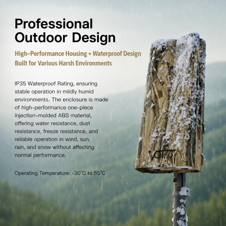 Outdoor Wireless Bridge 1200Mbps Dual Band WiFi AP Bridge CPE 2 Gigabit Ports PoE, VBGO1200