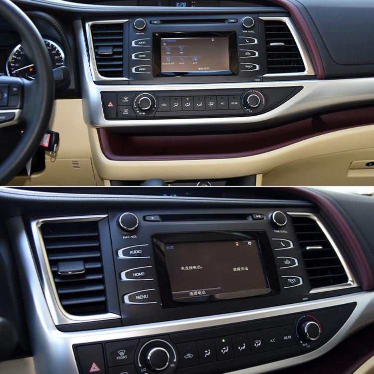 For Toyota Highlander Left-Hand Drive Air Conditioning Vent Direction Adjustment Paddles 55670-0E090, Center L, Center R