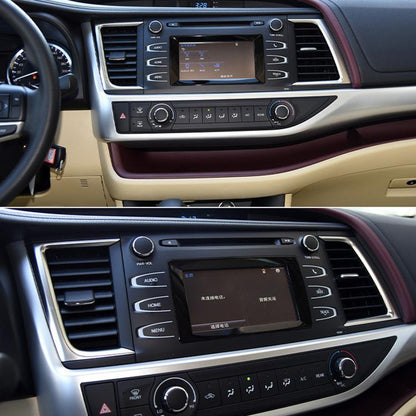 For Toyota Highlander Left-Hand Drive Air Conditioning Vent Direction Adjustment Paddles 55670-0E090, Center L, Center R