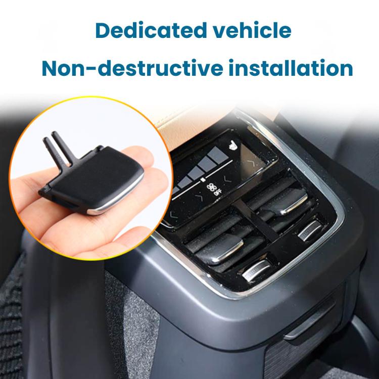 For Volvo Left-Hand Drive Quick-Install Air Conditioning Vent Paddle Shifters 32348330, XC90, V90 Rear Seats