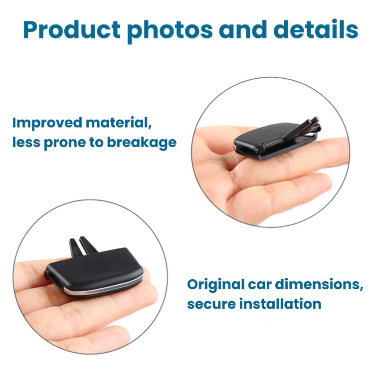 For Volvo S60 / V60 Left-Hand Drive Quick-install Air Vent Paddles 31393992, Front Left, Front Right, Front Center Left, Front Center Right
