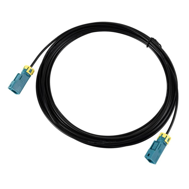 WAVESHARE Fakra Z-Coded Dual Female Waterproof Coaxial Cable, RG174 Coaxial Cable, 5m Length, Compatible With GMSL1/2 Cameras, Fakra Z-Coded 5m Cable