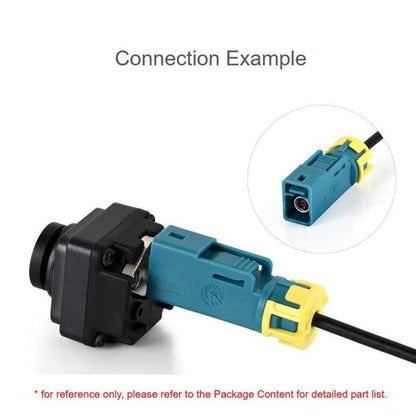 WAVESHARE Fakra Z-Coded Dual Female Waterproof Coaxial Cable, RG174 Coaxial Cable, 5m Length, Compatible With GMSL1/2 Cameras, Fakra Z-Coded 5m Cable