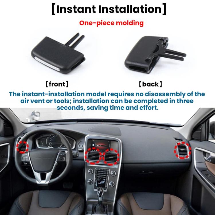 For Volvo XC60 Left-Hand Drive Air Conditioning Vent Adjustment Paddles 39857377, For Volvo XC60