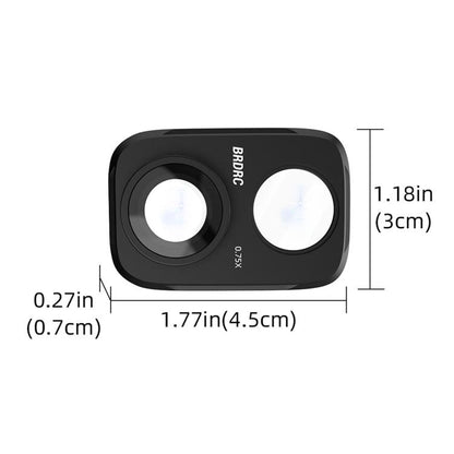 For DJI Osmo Pocket 4P 115 Degree Wide-angle External Filter