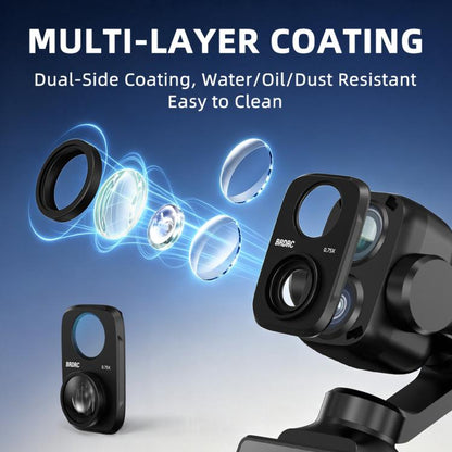 For DJI Osmo Pocket 4P 115 Degree Wide-angle External Filter