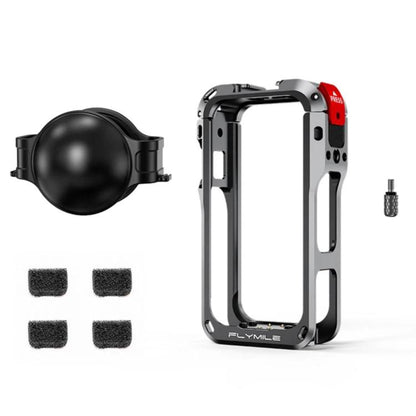 For Insta360 X6 Flymile Action Camera Cage Protective Shockproof Frame