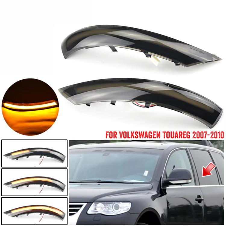 For Volkswagen Touareg 2007-2010 Dynamic LED Side Mirror Turn Signal Light Assembly 1 Pair, For Volkswagen Touareg 2007-2010