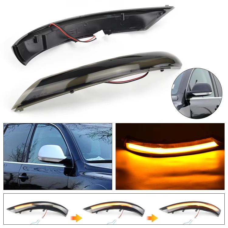 For Volkswagen Touareg 2007-2010 Dynamic LED Side Mirror Turn Signal Light Assembly 1 Pair, For Volkswagen Touareg 2007-2010