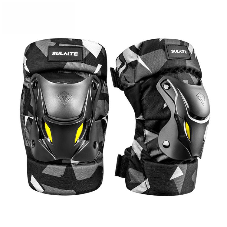 Motorcycle Riding Protective Gear with Quick Release Buckle, SULAITE Knee Pads 2-Piece Set, SULAITE Elbow Pads 2-Piece Set, SULAITE Knee & Elbow 4-Piece Set