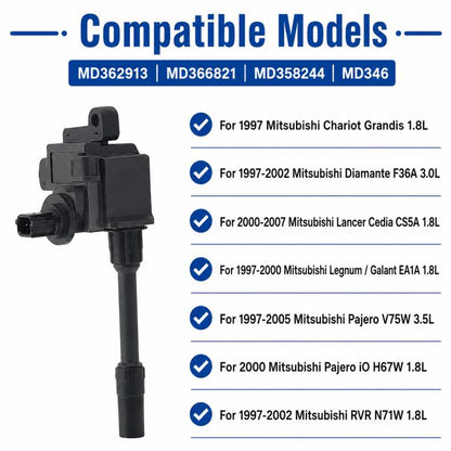 For Mitsubishi Car Ignition Coils MD362913 / MD366821 / MD358244 / MD346, For Mitsubishi