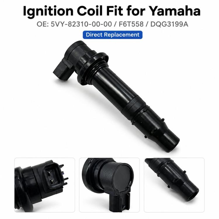 For Yamaha Ignition Coil 5VY-82310-00-00 F6T558 DQG3199A, For Yamah
